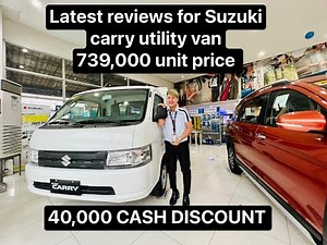Latest full review for new Suzuki carry utility van 2023 model in Philippines. #suzukiphilippines