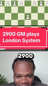 2900 GM plays London System - #chesscom #chesstips #chesstok | Chess with Akeem