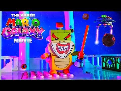 Bowser Jr VS Mario and Luigi Full Fight Scene In LEGO | Super Mario Galaxy Movie