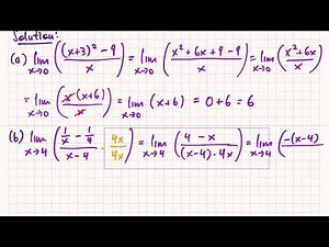 Math 135 Section 2.3... Calculate a limit with complex fractions