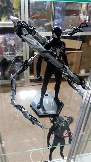 Hot Toys Spider-Man Black Suit from Spider-Man 2 Game #spiderman #spiderman2game #hottoys
