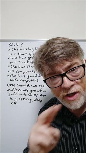 Do You Make This Common Error with the Word Skill? Many Do - English Tutor Nick P