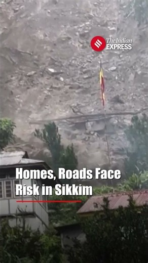Fresh Landslide Triggers Mudslide in West Sikkim Village