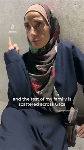 Displaced and starving Palestinian says she hasn’t eaten for 5 days | AJ #shorts