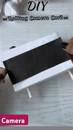 let's make rolling camera card.. #art #diy #craft #camera #cards #ideas