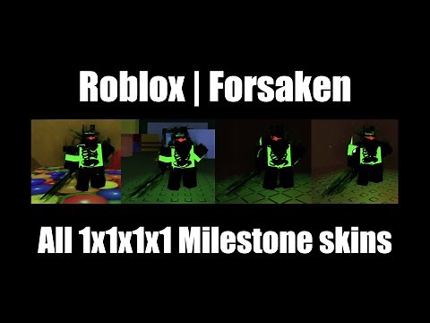 Roblox | Forsaken | All 1x1x1x1 Milestone skins