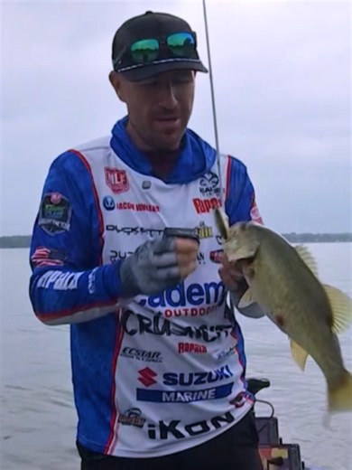 You know if @wheelerfishing is in the field, he'll be doing Jacob Wheeler type things. It's no different on Grand Lake for the start of @zenni Stage 6 Presented by @toyotausa. Here are just a few of his Period 1 highlights. @groveokconventiontourism #fishing #bassfishing #largemouthbass #Fishtok #JacobWheeler