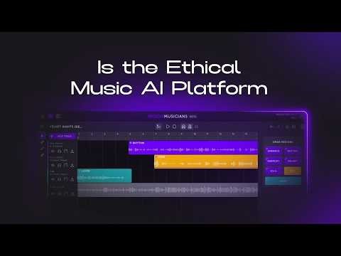 The most musical AI platform for professional music creators is the Ethical one.