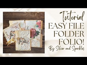 Easy Manila File Folder Folio Tutorial | One Folder, Lots of Pockets & Writing Space