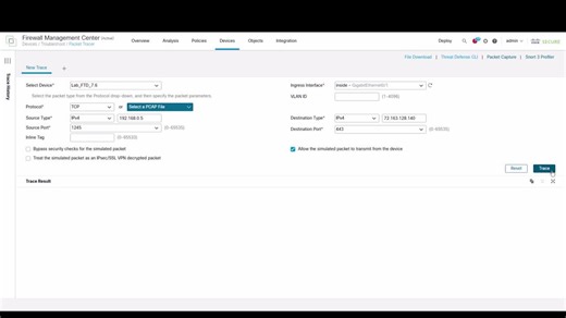 How To Do Packet Replay From FMC - Cisco Video Portal