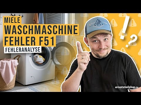 Miele Waschmaschine F51 Fehler in 3 Minuten SELBST beheben!