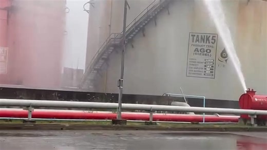 Boakai-Koung ✊ On January 6, 2026, the Health, Safety, and Environment (HSE) Department of the Liberia Petroleum Refining Company (LPRC) conducted a scheduled operational test of the firewater system in line with established safety protocols and standard operating procedures. The exercise evaluated system pressure integrity, fire pump performance, hydrant and valve functionality, and the overall readiness of the Company’s emergency fire-response capability. | Hon Mark Kulah