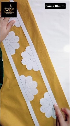 Eid Special Trouser Design Bukram Pattern Cutting Tutoria #shorts #youtubeshorts #sewinghacks