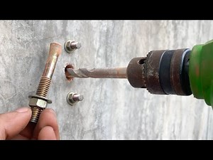 Make No Mistake, See How To Install Wall Bolts So That They Are Strong And Correct