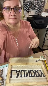 5.1K views · 110 reactions | Let’s frame the sign I made using the stencil transfer. | Susie’s Simply Handmade | Facebook