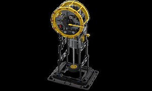 LEGO MOC-209885 Pendulum Clock With Auto Rewind (Technic 2025)