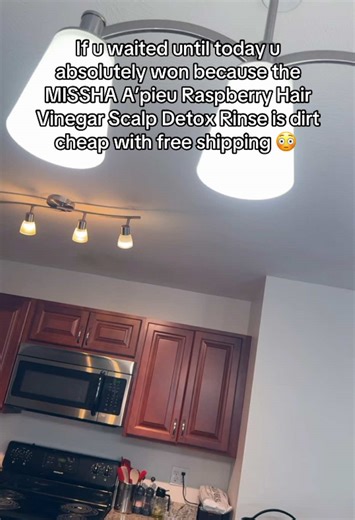 Wonderful deal #tiktokshopcreatorpicks Pricing Subject to Change. #TikTokShopJumpstartSale #tiktokshopspringglowup #greenish MISSHA A’pieu Raspberry Hair Vinegar Scalp Detox Rinse