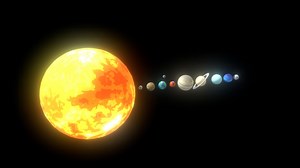 Stylized Solar System 3D Model 2k Textures - Buy Royalty Free 3D model by 3DDisco