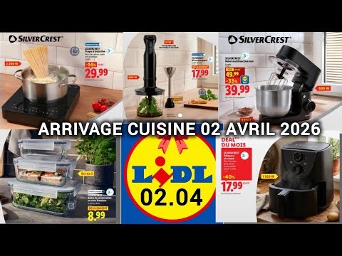 ✨ LIDL Arrivage de la Semaine 02 AVRIL 2026 ✨ Catalogue Cuisine Bricolage Parkside ✨ Maison