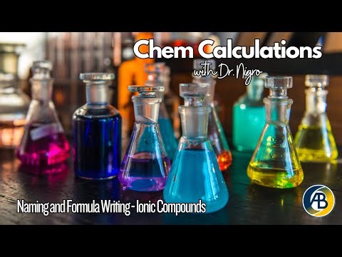 Chemistry Calculations: Naming and Formulas Writing for Ionic Compounds