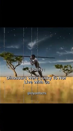 If Humans Met Dinosaurs, Dinosaurs Would Be Annihilated😳 #prehistoricanimals #dinosaur