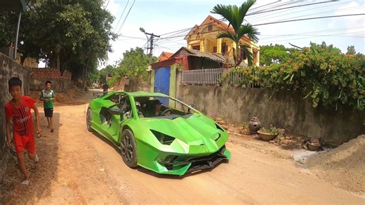 Test drive homemade Lamborghini | Run homemade lamborghini test for $ 500