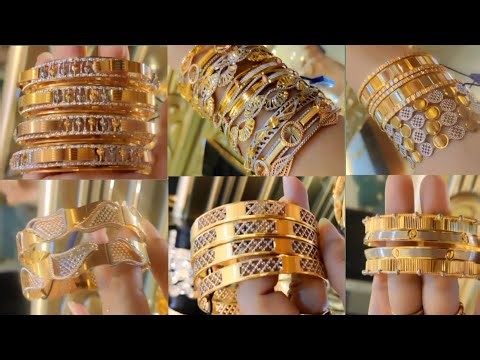 Latest Gold Bangles Design 2026 || 21K 22k Gold Bangles Designs || Stylish Bangles Kangan Chori Set.