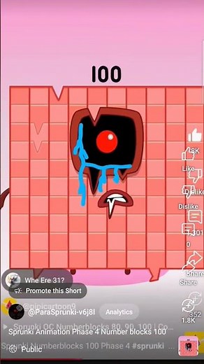 Sprunki Number Blocks 100