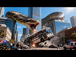 Experiment Gone Wrong: Giant Python Escapes and Attacks the City