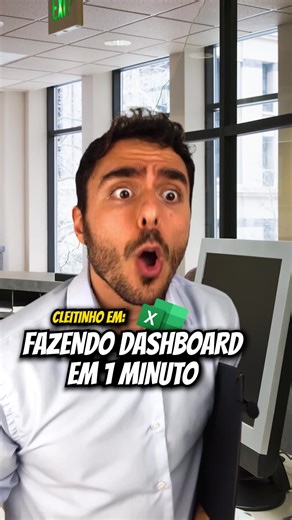 Como Fazer um Dashboard em 1 Minuto no Excel