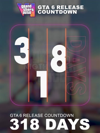 GTA 6 Release Countdown: 318 Days to Go!