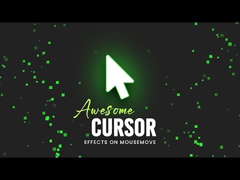 Awesome Cursor Animation on Mousemove With CSS & Javascript