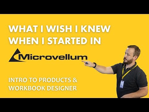 Microvellum Basics: Intro to Products & Workbook Designer