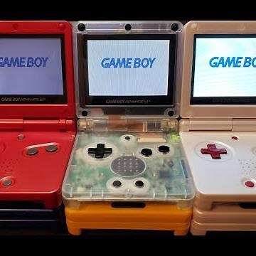 GBA SP Screen Comparison (AGS-001, AGS-101, and Funnyplaying IPS V2)