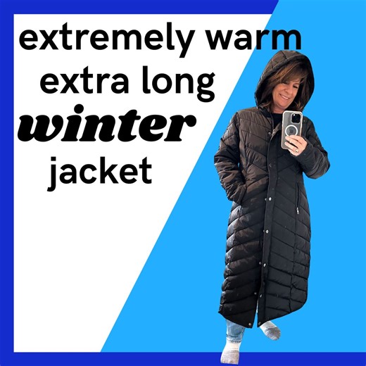 Watch Extremely warm extra long womens Winter jacket on Amazon Live