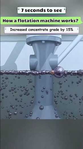 How a flotation machine works? #flotationmachine #flotation #oreprocessingplant
