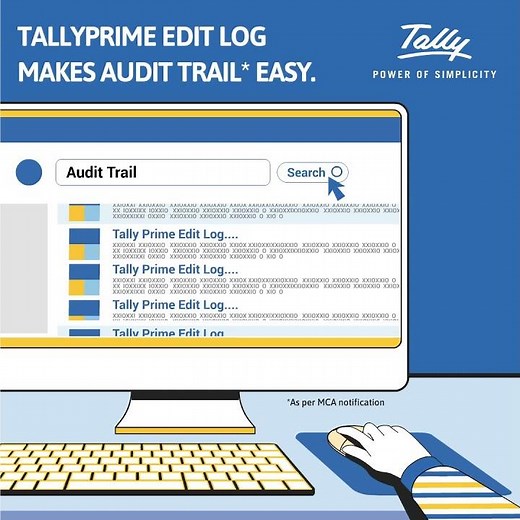 Make Audit Trail Easy With TallyPrime Edit Log
