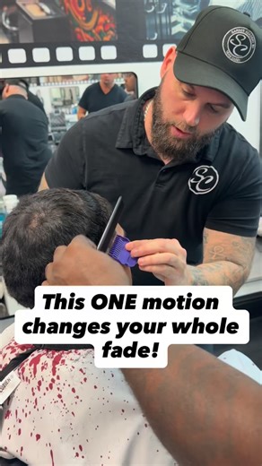 I always teach with visuals. Instead of taking over the haircut, I show the students how to do it themselves. 💈 I grab the attachment guard in my hand and demonstrate: ➡️ where to start ➡️ how high to go ➡️ when to angle the clipper out Then they do the motion on the hair with the guard on their own clipper — building confidence, control, and real understanding. This is how you learn technique the right way… by doing it, not watching it. 📚 Weekly enrollment now open! ⭐️ Hands-on training ⭐️ St