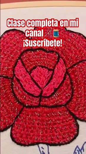Bordado de rosas fácil y rápido #embroidery #bordandoarte #embroideryart #embroidered #handmade