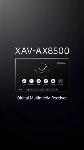 Take every drive to the next level with our latest car AV receiver, the XAV-AX8500.