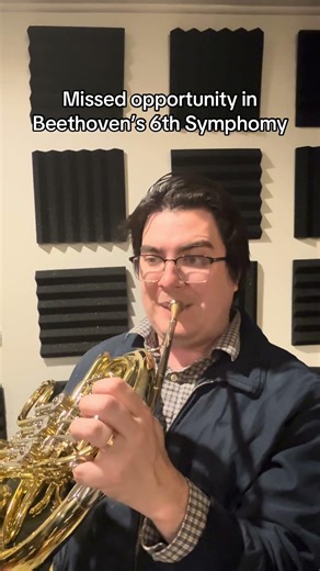 There’s good horn parts in Beethoven 6, but they could be legendary. #frenchhorn