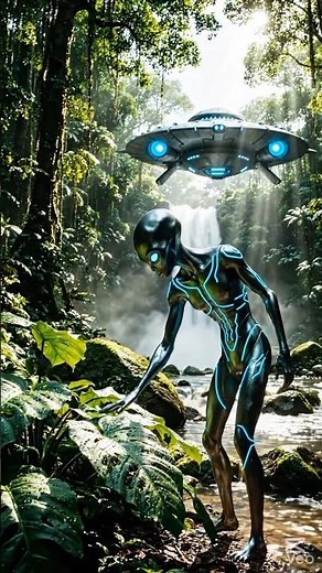 When an Alien Sees a Waterfall for the First Time 🚀💦