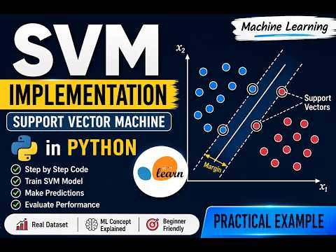 SVM (Support Vector Machine) Implementation in Python | Machine Learning Tutorial
