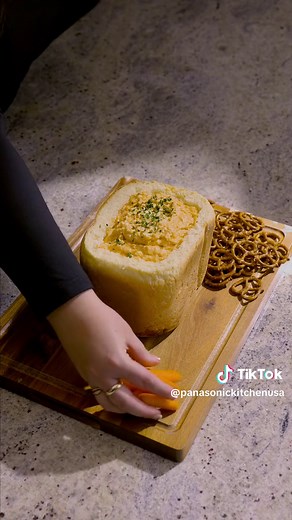 Game Day MVP: This bread bowl is ready to score big on flavor! 🍞🏈