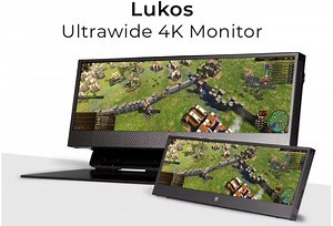 Lukos ultra-wide portable 4K Monitor from $379