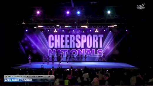 Apex Cheer - Thunder [2026 L1 Junior - Flex - D2 - Small Day 1] 2026 CHEERSPORT National All Star Cheerleading Championship