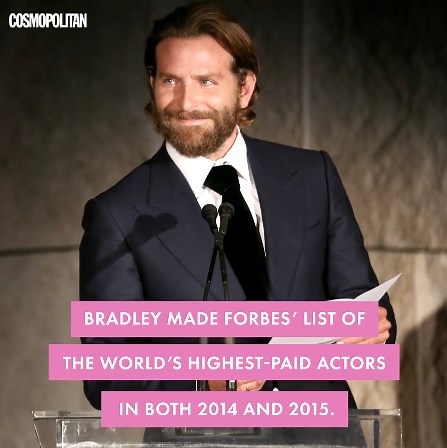 1M views · 54 reactions | Thanks to 'A Star Is Born', Bradley Cooper is one of the richest actors in Hollywood!  | Cosmopolitan | Facebook