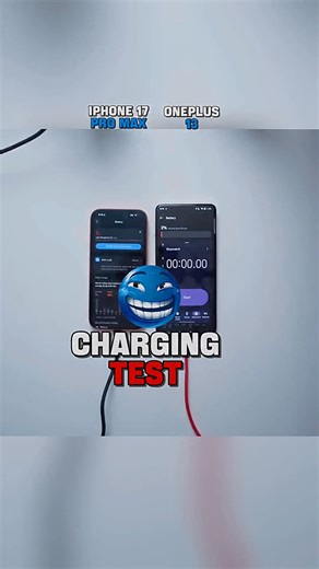 36K views · 684 reactions | iPhone 17 Pro Max VS OnePlus 13 Charger Speed Test Comparison #fblifestyle | Sam Khan | Facebook