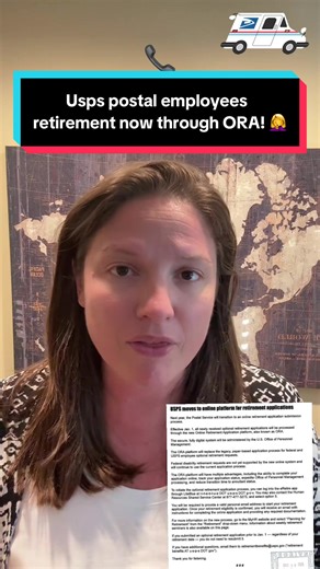 Understanding the Postal Retirement System through ORA