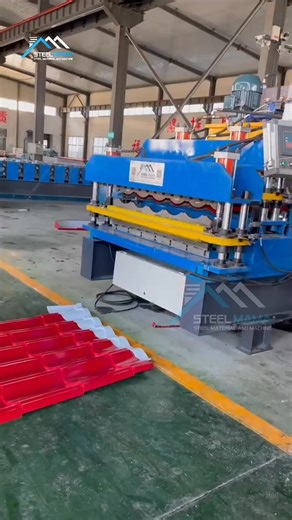 Zee tile& wall panel double layer roof sheet roll forming machine...